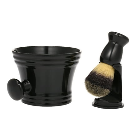 Shaving Kit for Men's Shaving Brush Holder Stand Soap Bowl Mug Hair Beard