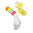thumbnail image 3 of Juguete para gatos con puerta colgante, juguete para gatos con puerta colgante, juguete interactivo con plumas para gatos, puerta colgante, juguete retráctil para gatos, durabilidad mejorada, 3 of 12