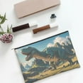 thumbnail image 6 of Susaid Cute Green Dinosaur Blue Sky Print Makeup Mini Bags for Women Multi Color Cosmetics Bag Travel Toiletry Bag Pencil Pouch Blank Makeup Bags with Zipper, 6 of 7