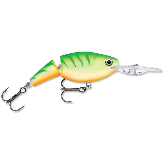 Rapala Jointed Shad Rap Crankbait 05 Green Tiger UV