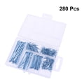 thumbnail image 4 of MasteelfCA 240 Pcs Assortiment Ongles Ronds Ongles Ronds (Argent), 4 of 8