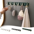 thumbnail image 1 of Xihbxyly Perchero de Pared Resistente con 6 Ganchos, Instalación Adhesiva Que No Daña El Suelo, Organizador Compacto para Sala de Estar, Dormitorio y Baño, Fácil de Instalar, 42 X 7 X 5,5 Cm., 1 of 7
