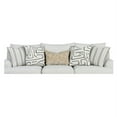 thumbnail image 6 of Fusion Furniture Durango Pewter Transitional Fabric Sofa in Off White, 6 of 7