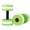 Green, variant on 1 Pair Sports Aqua Fitness Barbells Foam Swimming Pool Exercise Dumbbells Hand Bars Pool Resistance Exercise for Water Aerobics