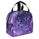 thumbnail image 2 of Easygdp Purple Bubble Abstract Art Bolsa Térmica Premium - Tela Oxford Impermeable, Gran Capacidad, Bolsillo Frontal, Unisex para Trabajo, Escuela, Actividades al Aire Libre y Picnics, 2 of 8