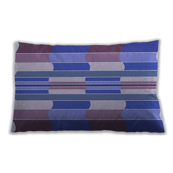 Ahgly Company Outdoor Rectangular Contemporary Lumbar Throw Pillow, 13 inch by 19 inch