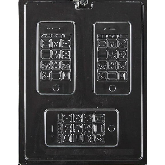 Grandmama's Goodies M235 Flip Phone Chocolate Candy Soap Mold with Exclusive Molding Instructions
