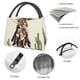 thumbnail image 4 of Easygdp Vintage Cowboy Riding Horse Bolsa de Almuerzo Insulada Reutilizable, Bolsa de Mano y Bandolera para Oficina, Trabajo, Viajes, 4 of 6