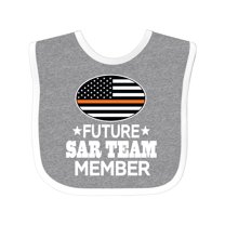 Inktastic Future Sar Team Search and Rescue Member Boys or Girls Baby Bib
