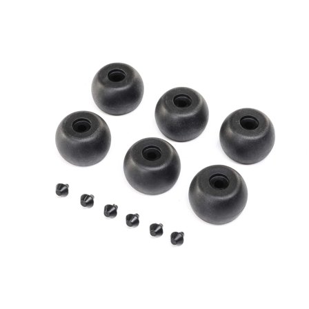 Losi Lean Bar Wheels & Stops 6 PM-MX LOS264003 Elec Car/Truck Replacement Parts