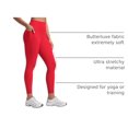 thumbnail image 4 of Pantalones CRZ YOGA Butterluxe Cintura Alta 64 cm con Bolsillos Rojo L, 4 of 5