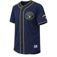 thumbnail image 2 of MLB Milwaukee Brewers Men's Primary Color Full Button Jersey, 2 of 5