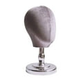 thumbnail image 3 of Modelo de Cabeza de Maniquí Salvador soporte para exhibición de peluca Gris y plata, 3 of 10
