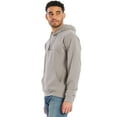 thumbnail image 5 of Hanes Men's Garment Dyed Fleece Hoodie Concrete Gray M, 5 of 8