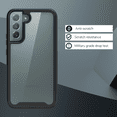 thumbnail image 4 of CBUS Heavy-Duty Case with Built-in Screen Protector for Samsung Galaxy S22 –– Full Body (Black), 4 of 6