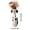 B, variant on Weird Dog Vase Creative Dog hemed Decorative Vase Unique Resin Flower Vase Fun Novelty Animal Sculpture for Home Office Desk Bathroom Table Art Decor
