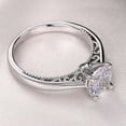 thumbnail image 4 of K-KED Gorgeous 925 Silver Plated Cubic Zircon Ring Women Delicate Jewelry Wedding Gift Sz 6-10-8, 4 of 5