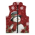 thumbnail image 4 of Garronmavis Christmas Snowman Zippered Vest Stand Collar Cardinals Girls Vest 4T Comfortable Winter Lightweight Sleeveless Fleece Jacket with Pocket Stylish Fall Outfits Fashion Clothing, 4 of 7