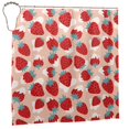 thumbnail image 2 of Zufioo Red Strawberry Pattern Shower Curtain 72x72in, Waterproof Curtain for Bathroom-Waterproof, Mildew-proof, Quick-drying,Home Bathroom Supplies-One Size, 2 of 8