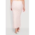 thumbnail image 4 of Women's Floral Lace Overlay Maxi Pencil Skirt, 4 of 4