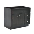 thumbnail image 3 of Design House Brookings 36" Ready to Assemble Solid Wood Bathroom Vanity Cabinet, Espresso, 3 of 21