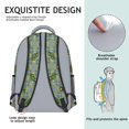 thumbnail image 5 of Tractor and Tractors Blue Pattern Backpack for School, Cute School Bag with Adjustable Shoulder Straps and Padded Back, 15.3"x11"x6.7", 5 of 5
