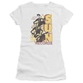 thumbnail image 2 of Sun - Tri Elvis - Juniors Teen Girls Cap Sleeve Shirt - Medium, 2 of 2