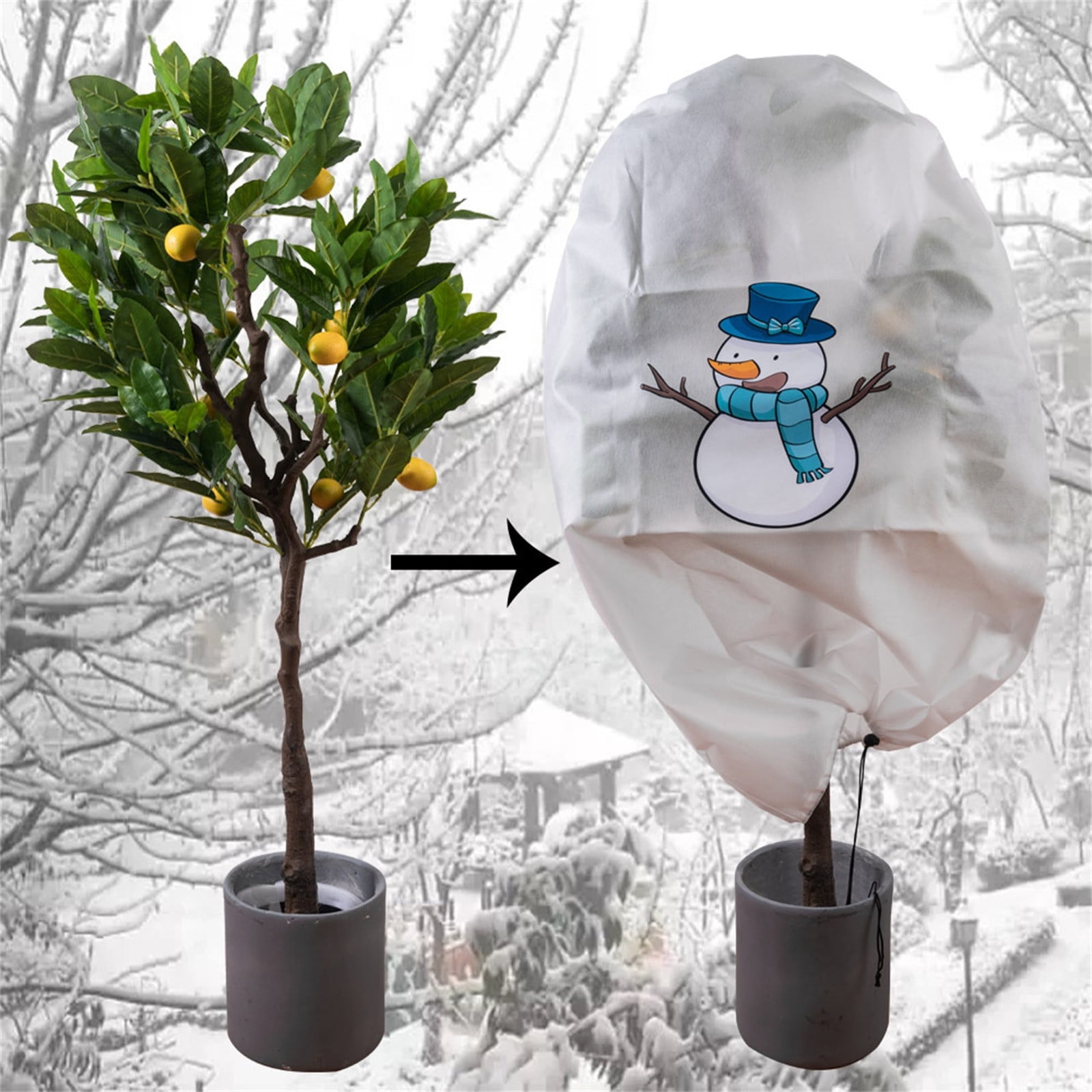 Ozmmyan Plant Covers Freeze Protection Freeze Cloths for Plants Plant Frost Protection Covers