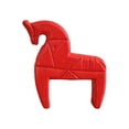 thumbnail image 2 of Wooden Rocking Horse Decor for Home, Nordic Style Table Ornament, Pine Wood Handcrafted Gift for s and Adults, 2 of 6