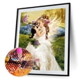 thumbnail image 3 of Wdftyju 5D bricolaje redondo taladro diamante pintura chica gato punto de cruz bordado mosaico Wdftyju 1he2vu4hx9ck5fk4, 3 of 5