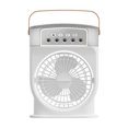 thumbnail image 2 of Bearachild Ventilador eléctrico con función de enfriamiento por pulverización duradera Enfriamiento rápido y refrescante Se enfría Electrodomésticos Blanco, 2 of 6