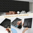 thumbnail image 4 of 20Pack 3D Wall Panels, 11.8"x11.8" Modern Geometric Wall Panel Interior Accent Wall Tiles for Living Room Hotel Office, Coving 19.4 Sq.Ft, 4 of 7
