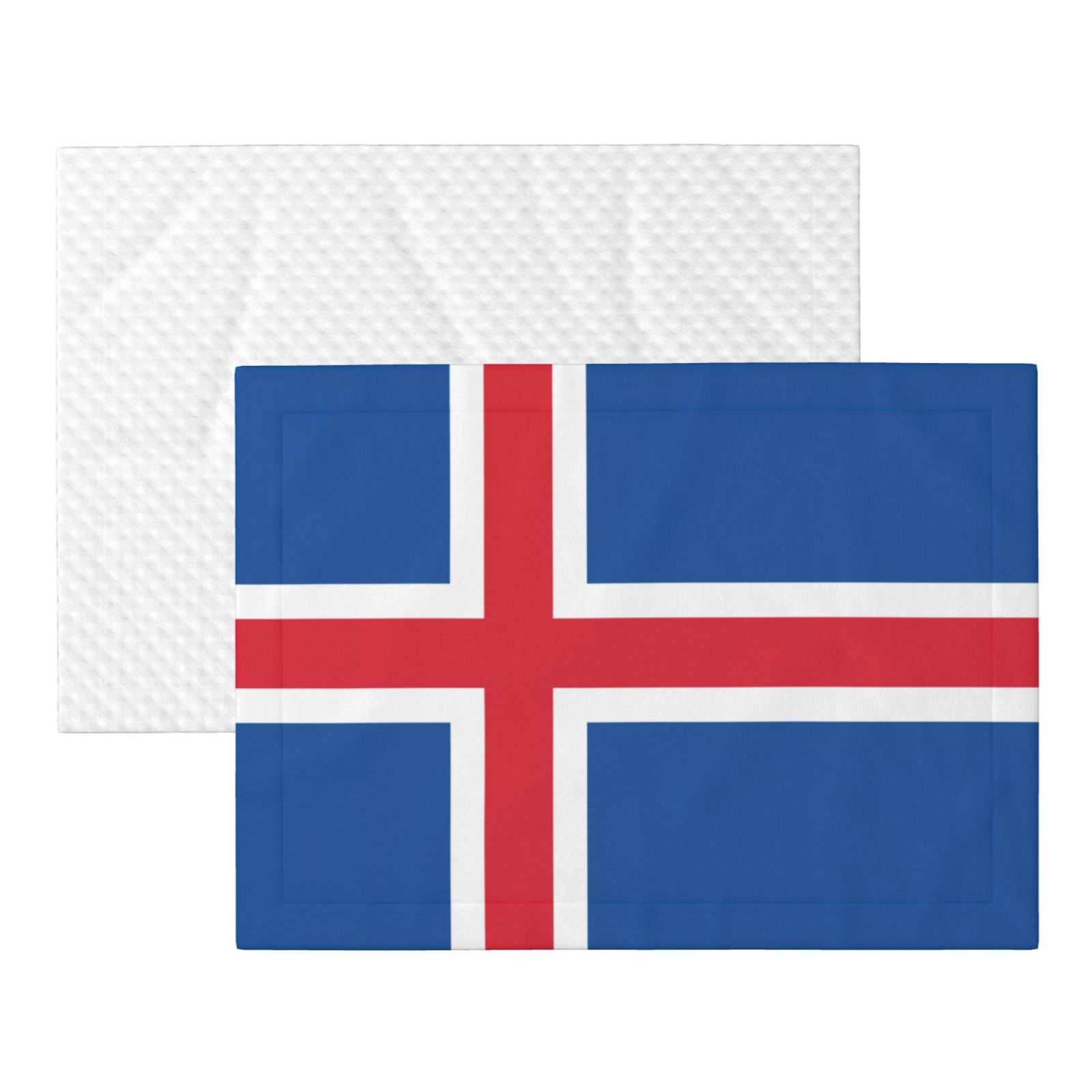 Flannel Throw Dog Blanket Iceland Flag Soft Warm Print Pet Blankets for Small Dog Cat Puppy