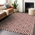 thumbnail image 3 of Dalyn Rugs Premium Machine Washable Mayfield AMF731 Merlot 3' x 5' Rug, 3 of 7