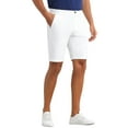 thumbnail image 5 of INSPIRE CHIC Mens Dress Shorts Flat Front Lightweight Summer Business Formal Shorts with Pocket 28 White, 5 of 5