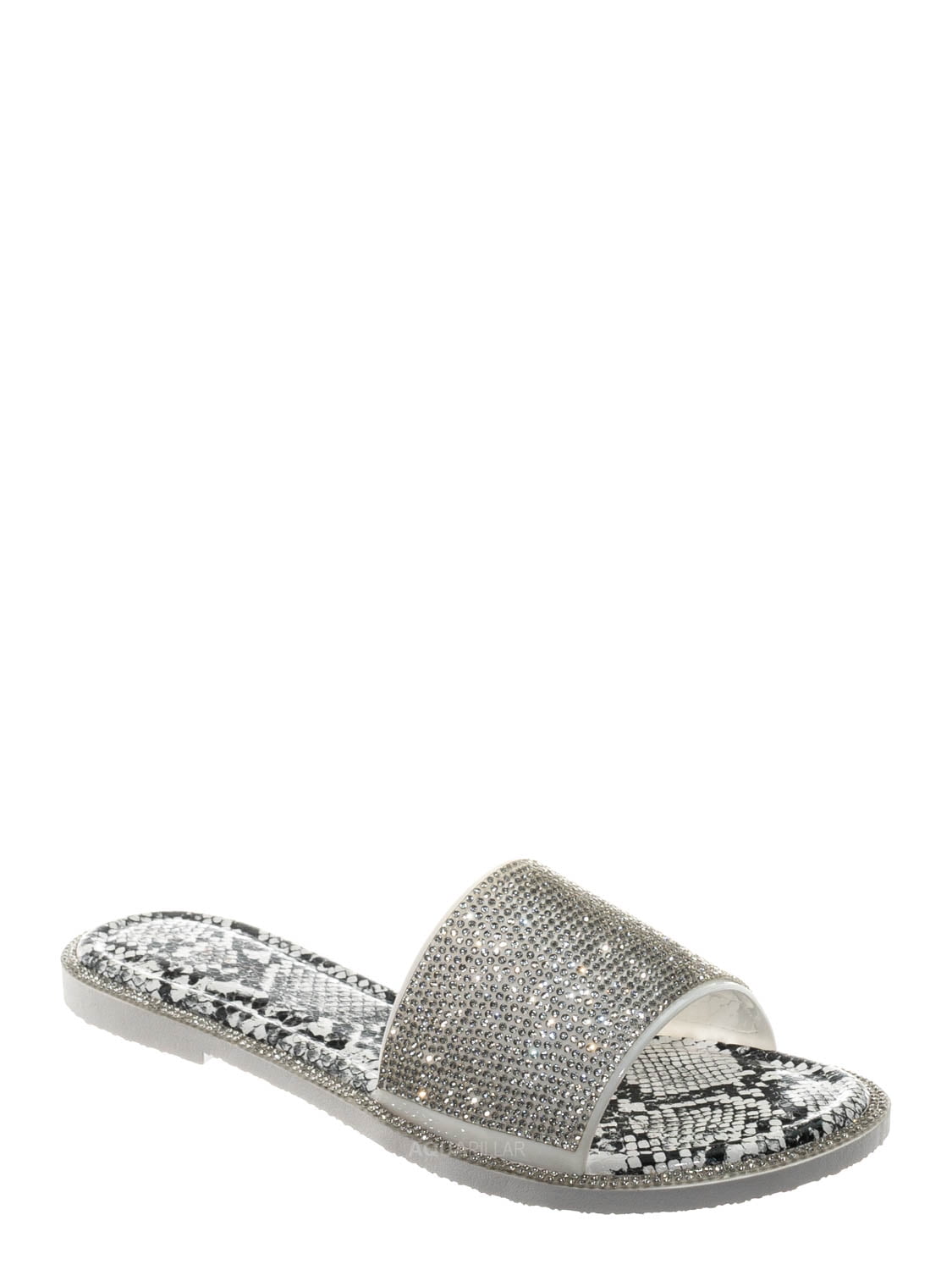 crystal clear sporty slide sandals