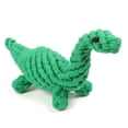 thumbnail image 3 of Cotton Rope Toy for Dog Playing Helps Clean Teeth and Strengthen Bond Green Small to Medium Size, 3 of 8