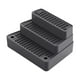 thumbnail image 2 of Rampa para caja de arena automática para gatos, escalera para arena para gatos, almohadilla lavable, extraíble con filtro, estribo de 3 escalones para Gris oscuro, 2 of 8