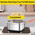 thumbnail image 2 of Multi-function Frying Cooker Set - Fryer, Steamer & Vegetable Washer | Japanese Deep Steel Pot with Basket | Portable Outdoor/Indoor Cooking Pot for Camping, Kitchen & Home Use, 2 of 8