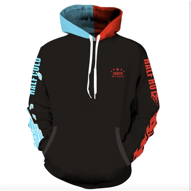 Sudadera con capucha de My Hero Academia con estampado 3D para hombre y mujer, disfraz de Cosplay de All Might Hero Academia, sudadera, chaquetas de uniforme escolar13XXL Deng Xun unisex
