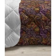 thumbnail image 3 of Paisley Down Alternative Comforter, Pattern in Eastern Style Ornament with Flower and Paisleys Traditional, Microfiber Quilt for All Season, 5 Sizes, Multicolor, by Ambesonne, 3 of 3