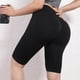 thumbnail image 4 of Pantalones cortos deportivos de yoga de cintura alta Push Up para mujer Ropa para correr (Negro S/M) Likrtyny Para estrenar, 4 of 8