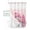 Pink, variant on No Hook Shower Curtain with Snap in Liner, Winter Spring Flowers Floral Leaves Flower Buds Hotel Shower Curtains for Bathroom, Washable Shower Curtain Liner Set with Mesh Top Window, 36"x78"