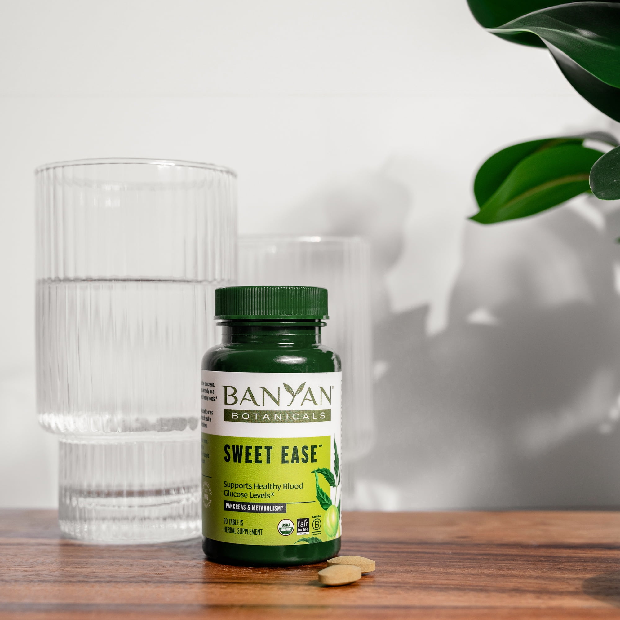 Banyan Botanicals Sweet Ease™ tablets (bottle)