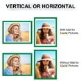 thumbnail image 4 of decorUhome 12x16 Matted to 11x14 Picture Frame, Photo Frame for Gallery Wall or Tabletop Display, Green, 4 of 9