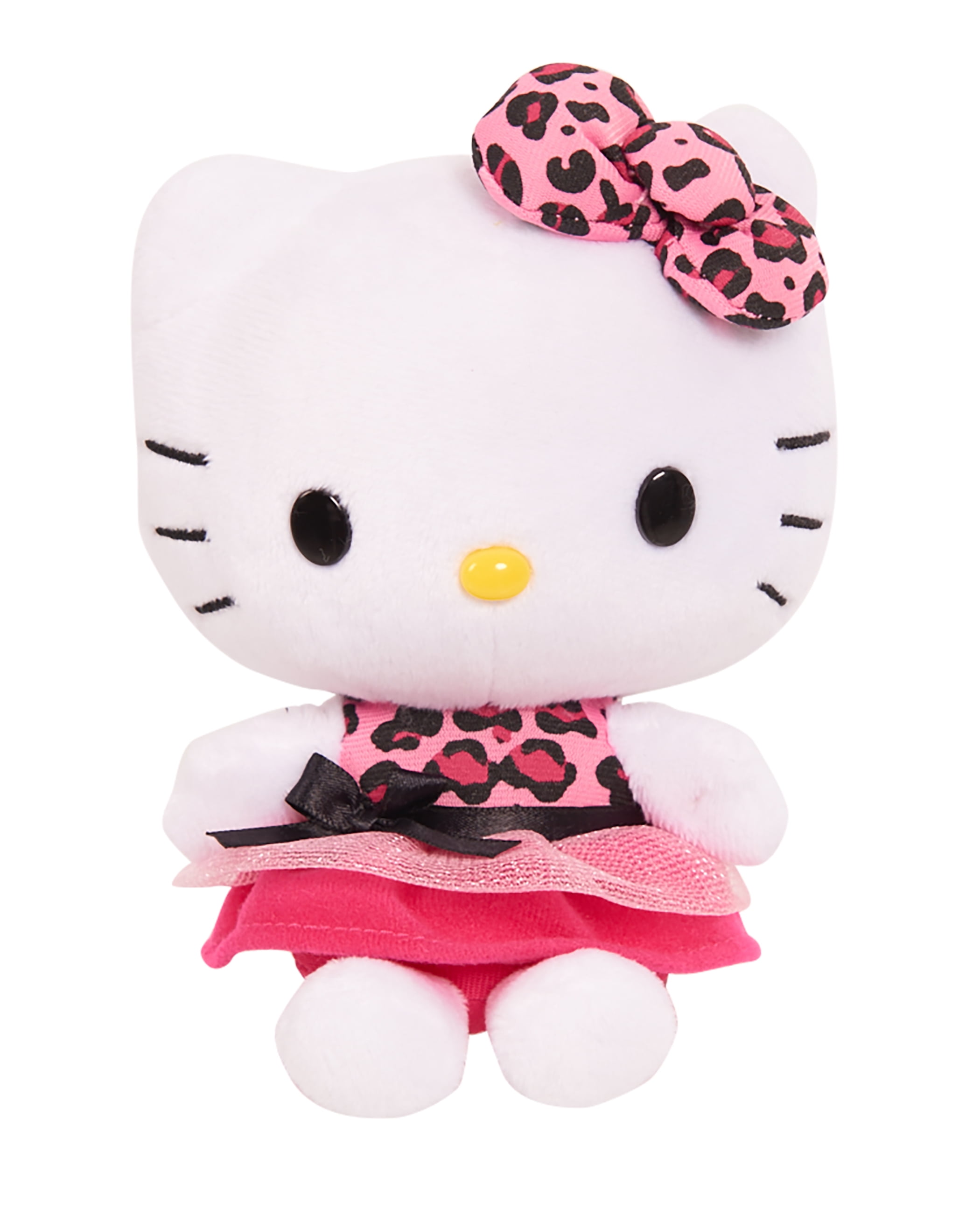 Hello Kitty Bean Plush - Cheetah Print - Walmart.com