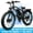 BLUE, variant on 6000W Peak Dual Motor Ebike, 60V 25AH Battery 50MPH Max Speed, AWD 21-Speed E-Bike for Adult with 26" x 4.0 Fat Tire, Long Range Mountain Dirt Bike for Snow Sand & Mountain Terrain, UL2849 Certified