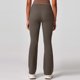 thumbnail image 4 of Pincandy Women's Solid Color High Waist Flared Yoga Pants, Elastic Waist, Stretchy Fabric, Yoga & Daily Fitness, 4 of 5