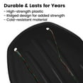 thumbnail image 2 of StarQualityBargain 2Pack Snow Sled with Handles and Ropes, Slippery Plastic Downhill Durable Snow Sled For Kids and Adults, Outdoor Fun, 48''x18'' - Black, 2 of 8