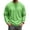 853#Green, variant on Men's Waffle Knit Casual Shirt Long Sleeve Crew Neck Travel Top Outdoor Work Top Travel Work Shirt